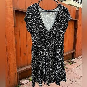 Urban Outfitters Floral Tiered Skirt Dress - Size L